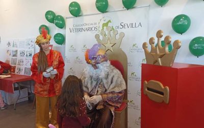 Más de 130 invitados asisten a la “V Fiesta Infantil Solidaria de Navidad” del Colegio de Veterinarios de Sevilla