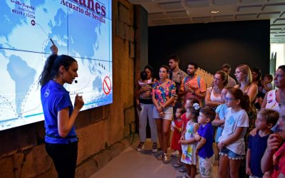 El Colegio de Veterinarios de Sevilla visitamos el Acuario de Sevilla con nuestros colegiados,  familiares y amigos