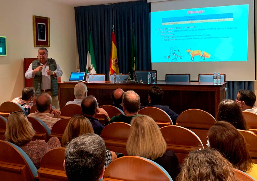 Celebrada la Jornada “Vigilancia de la rabia en regiones indemnes” en el Colegio Oficial de Veterinarios de Sevilla