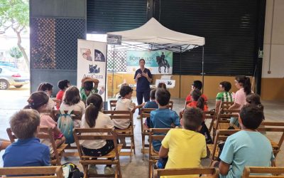 250 escolares asisten a las charlas de “Tenencia Responsable” organizadas por la Asociación “Veterinarios de Sevilla” en el IV Concurso Hípico “Villa de Bormujos”