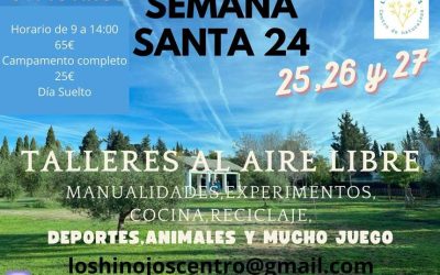 Campamento de Semana Santa para hijos y familiares de Veterinarios colegiados en el ICOVS