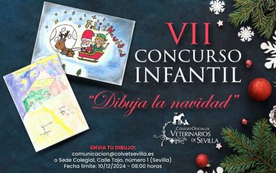 El Colegio de Veterinarios de Sevilla convoca el VII Concurso Infantil “Dibuja la Navidad” 2024