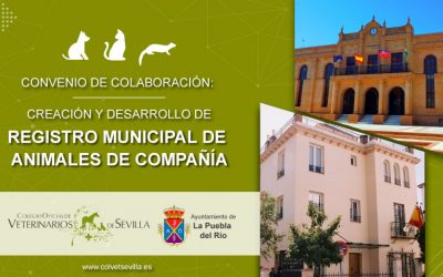 La Puebla del Río firma un convenio con el Colegio de Veterinarios de Sevilla para la identificación de animales de compañía